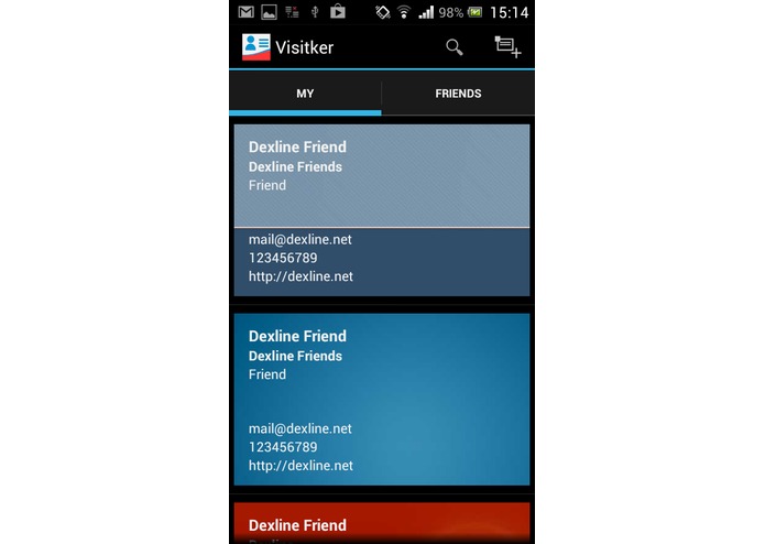 Visitker – screenshot 1