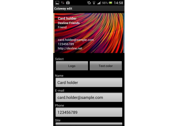 Visitker – screenshot 2