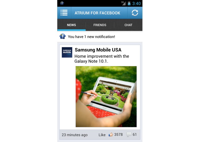 Atrium for Facebook – screenshot 2