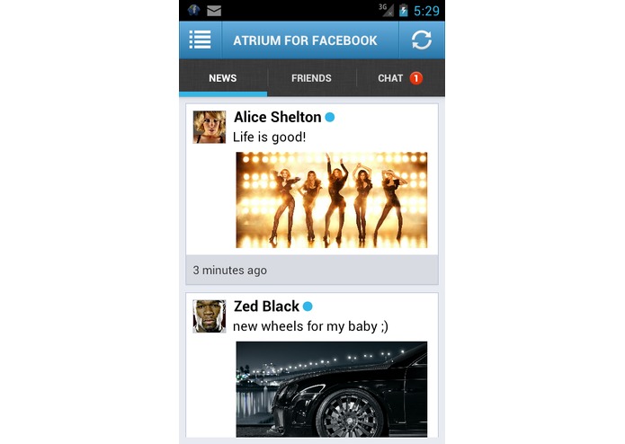 Atrium for Facebook – screenshot 3
