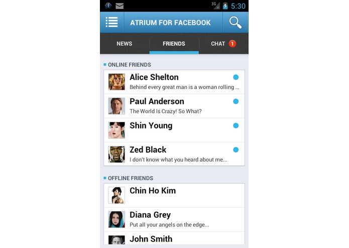 Atrium for Facebook – screenshot 4