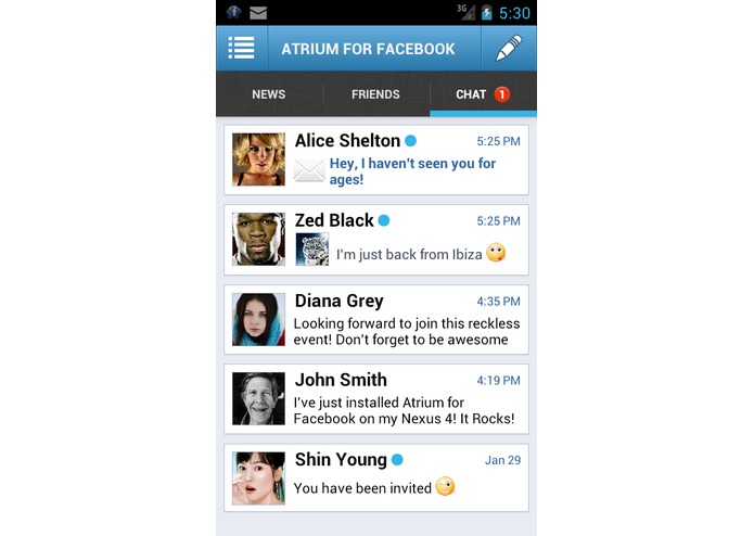 Atrium for Facebook – screenshot 5