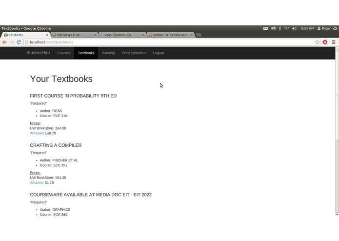 Waterloo Student Hub – screenshot 2