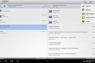 TreeMarks (Bookmark Manager for Tablets)