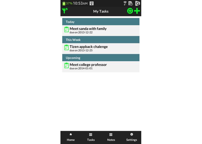 My Tasks – screenshot 1