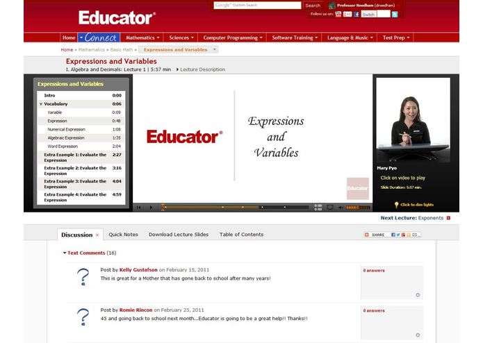 Educator.com – screenshot 5