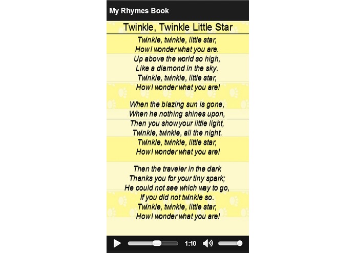 My Rhymes Book – screenshot 4
