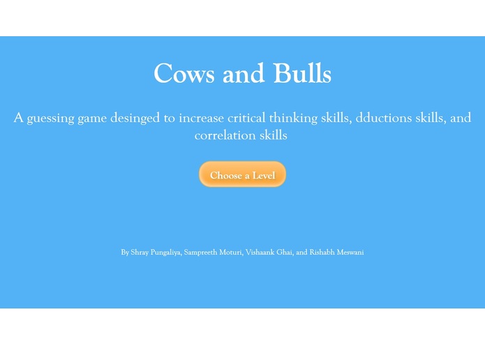 Cows and Bulls – screenshot 2