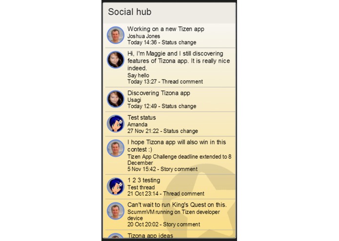 Social app – screenshot 3