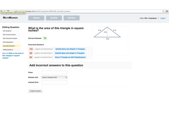 MathMarker – screenshot 1