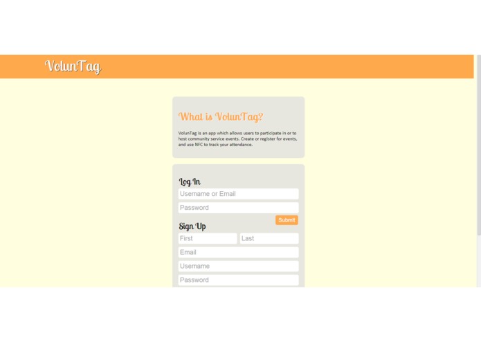 VolunTag – screenshot 1