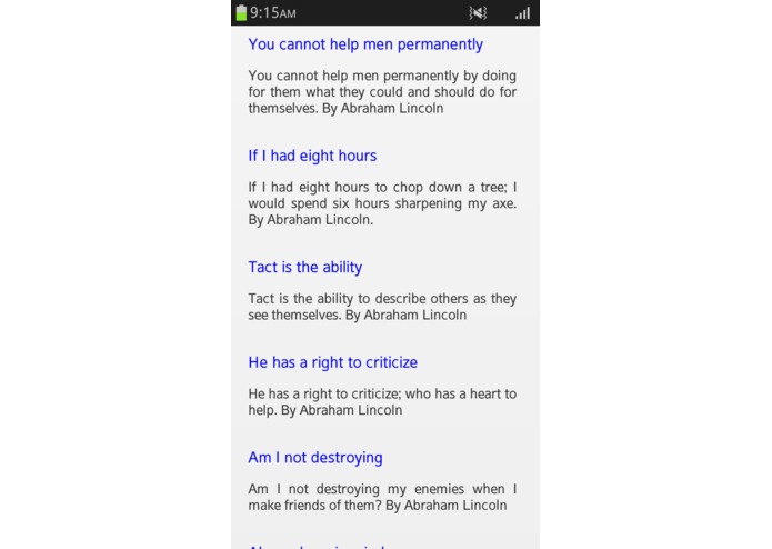 Quotes By Abraham Lincoln – screenshot 2