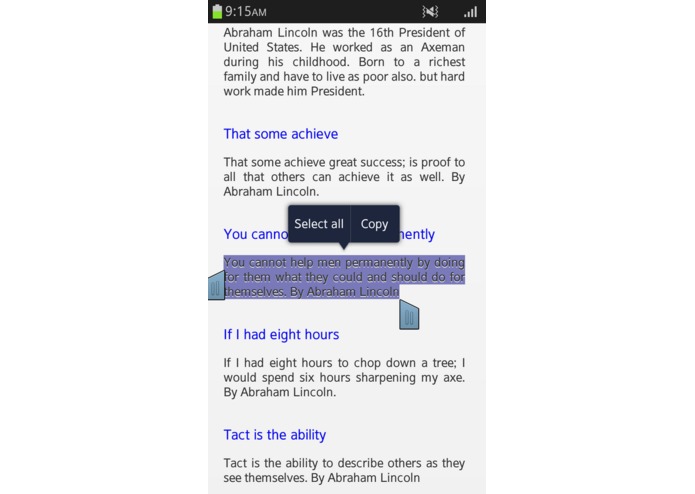 Quotes By Abraham Lincoln – screenshot 4