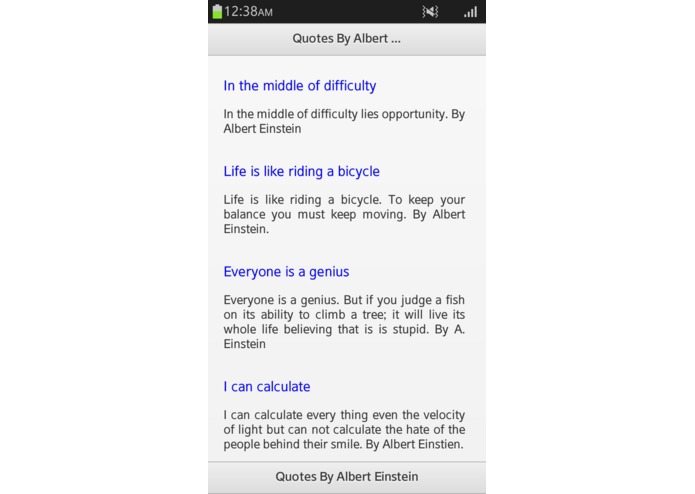 Quotes By Albert Einstein – screenshot 2