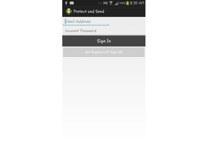 Protect And Send – screenshot 1