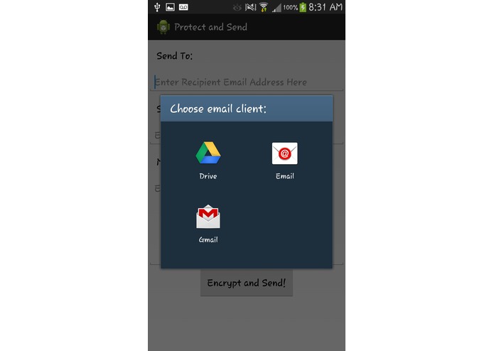 Protect And Send – screenshot 5