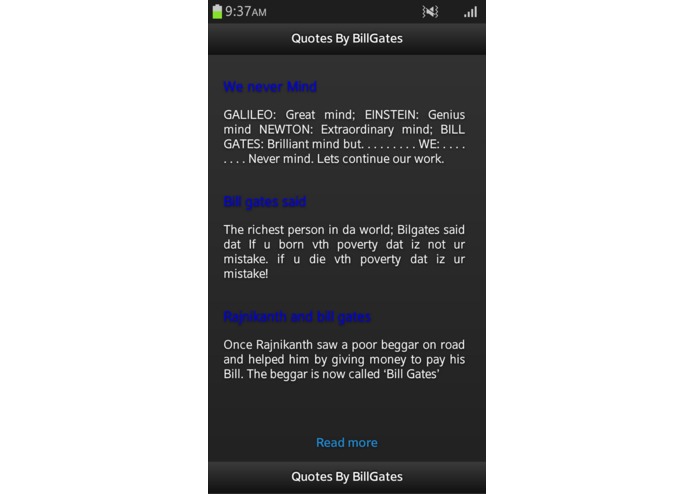 Quotes By Bill Gates – screenshot 2