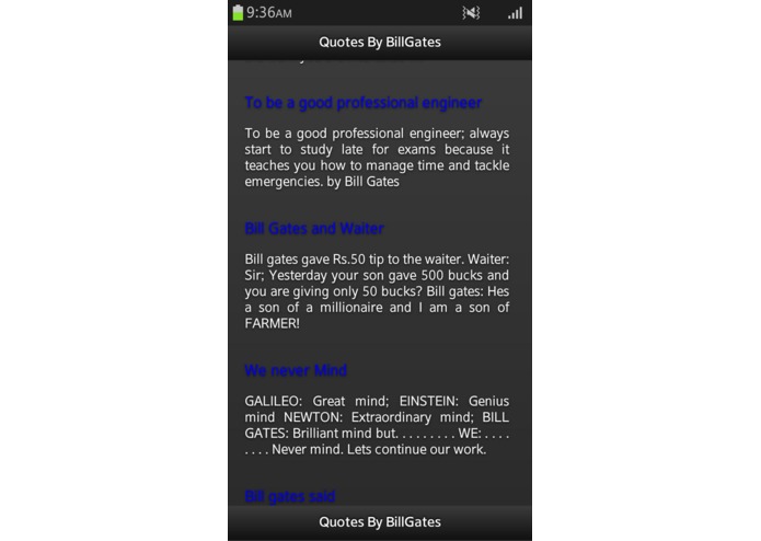 Quotes By Bill Gates – screenshot 3