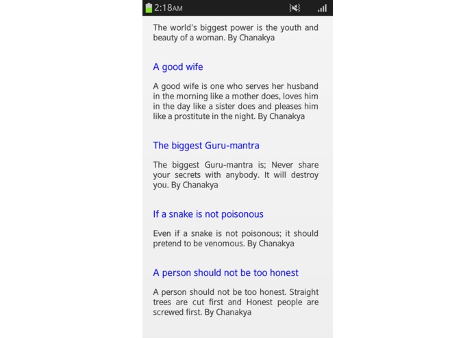 Quotes By Chanakya – screenshot 2