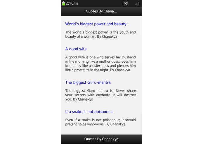 Quotes By Chanakya – screenshot 3