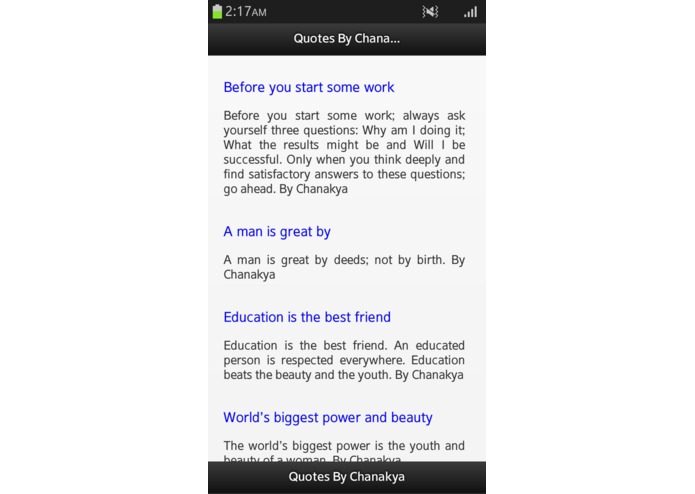 Quotes By Chanakya – screenshot 4