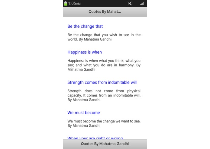 Quotes By Mahatma Gandhi – screenshot 2