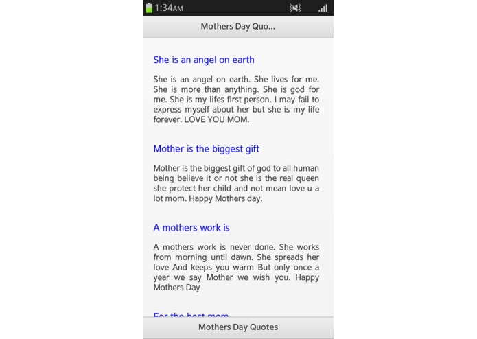 Mothers Day Quotes – screenshot 2
