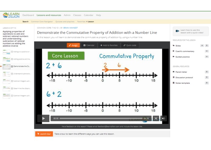LearnZillion – screenshot 2