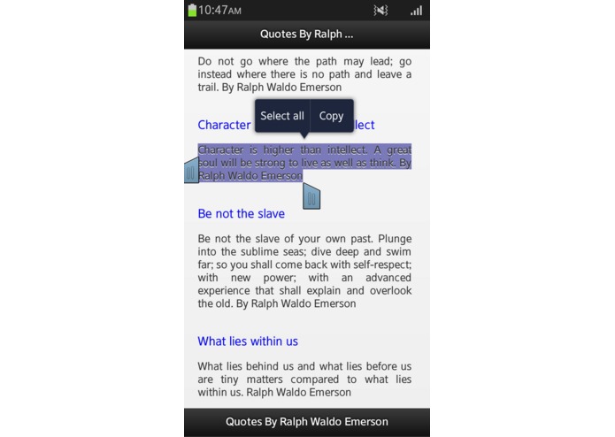 Quotes By Ralph Waldo Emerson – screenshot 3