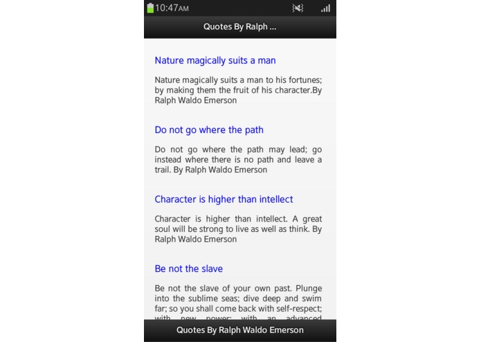 Quotes By Ralph Waldo Emerson – screenshot 4