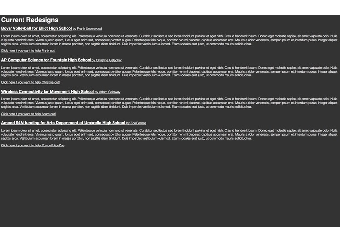 REDesign High School – screenshot 2