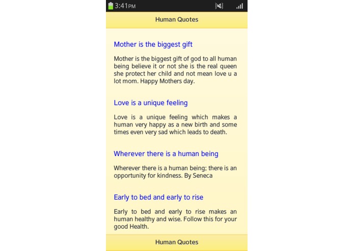 Human Quotes – screenshot 3