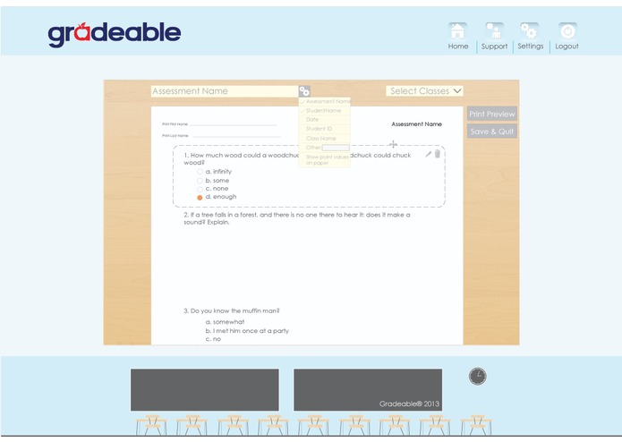 Gradeable – screenshot 2