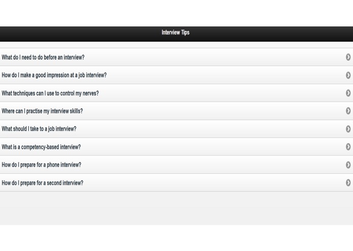 Interview Tips – screenshot 2