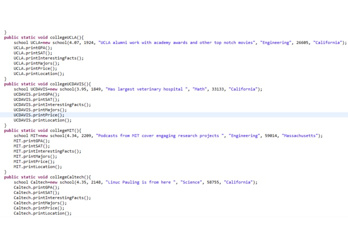 College Information – screenshot 2
