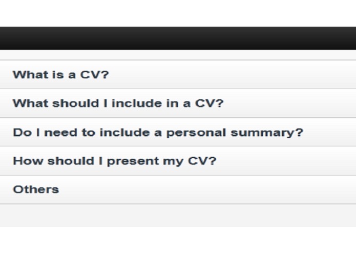Cv and Cover letter – screenshot 3