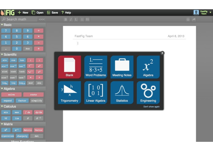 FastFig - The Word Processor for Math – screenshot 3