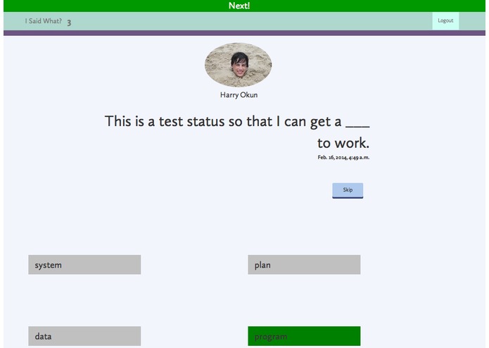I Said What? – screenshot 2