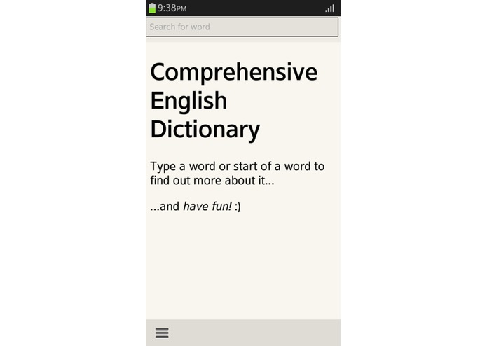 Comprehensive English Dictionary – screenshot 1