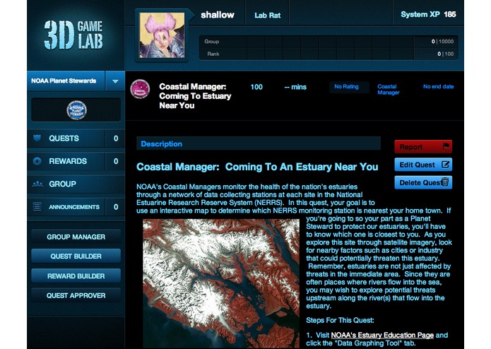 3D GameLab: Quest-Based Learning & Badges – screenshot 4
