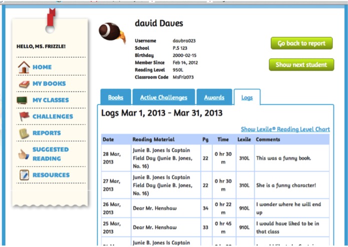 BiblioNasium,  Where Kids Flex their Reading Muscles! – screenshot 2