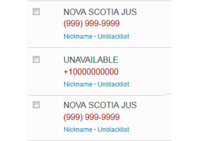 Caller Feedback – screenshot 1