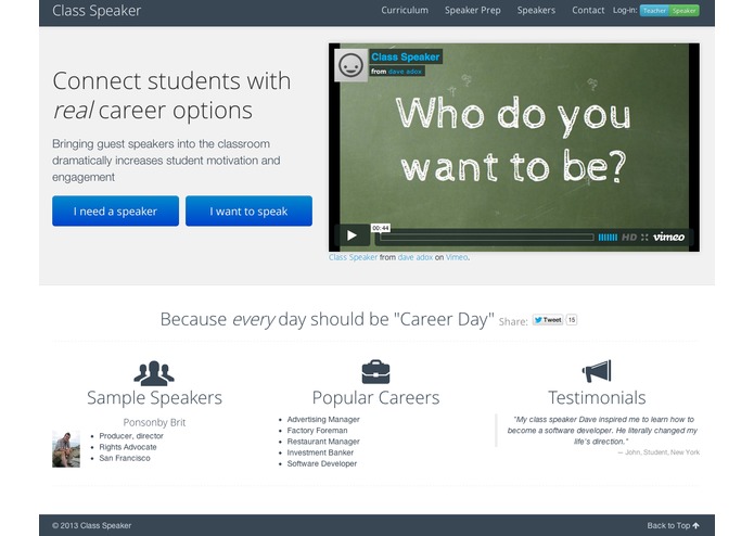 Class Speaker – screenshot 1