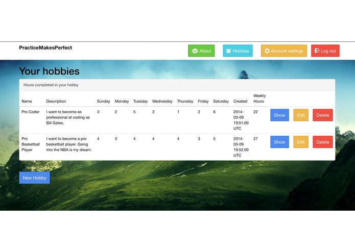 PracticeMakesPerfect – screenshot 1