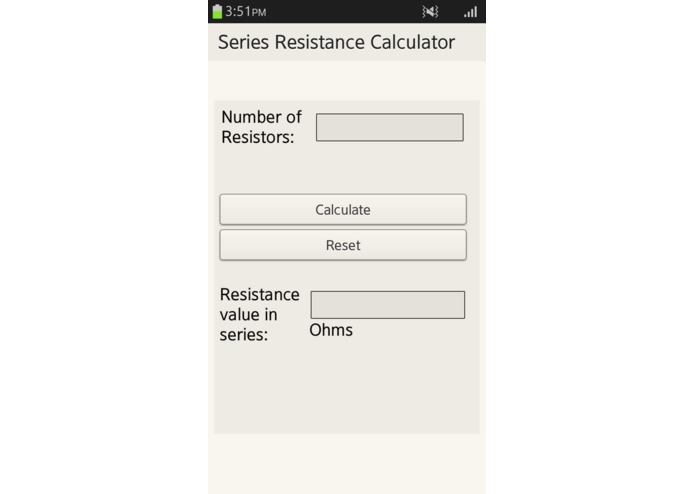 Series Resistance Calculator – screenshot 1