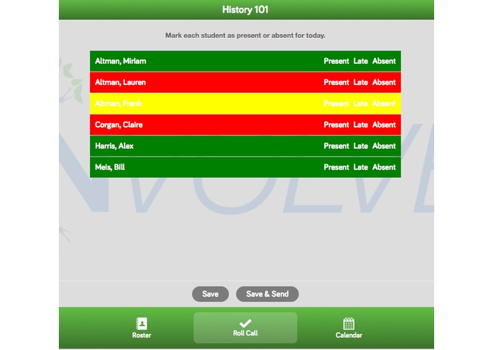 Kinvolved: Simplifying the way teachers take attendance and involve parents – screenshot 5