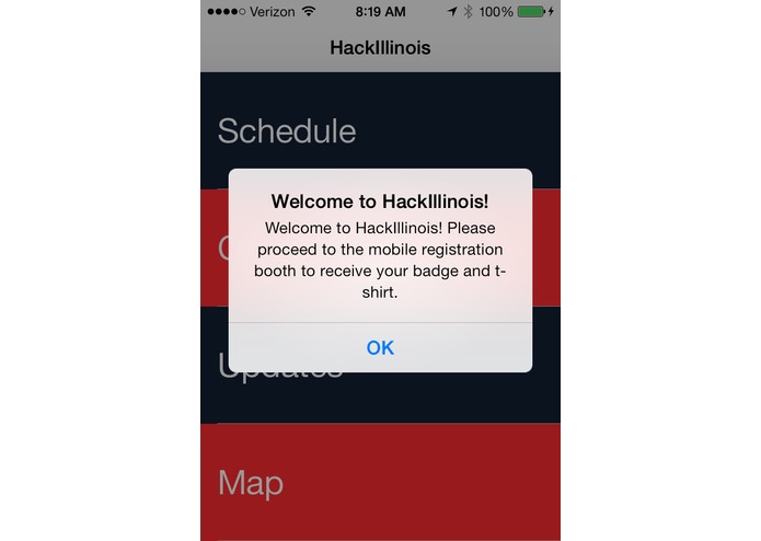 HackIllinois CheckIn – screenshot 2