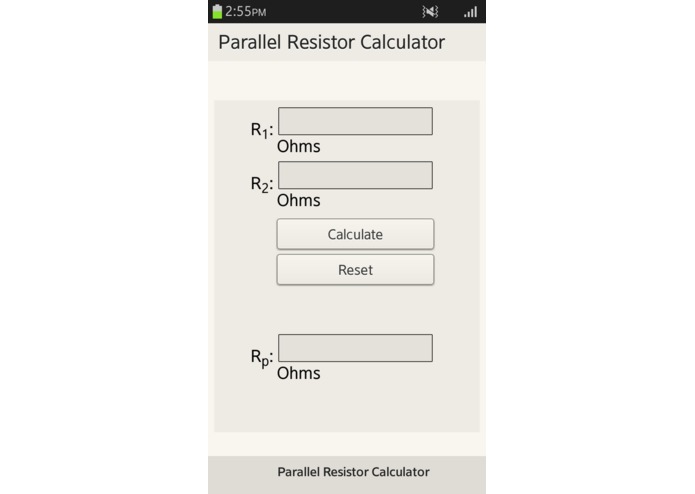 Parallel Resistor Calculator – screenshot 1