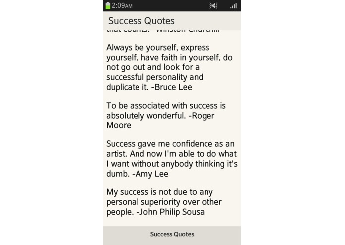 Success Quotes – screenshot 1