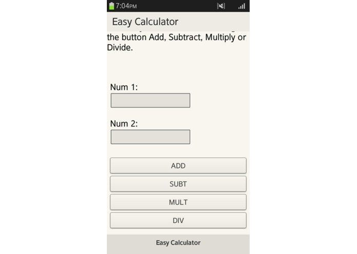Easy Calculator – screenshot 1